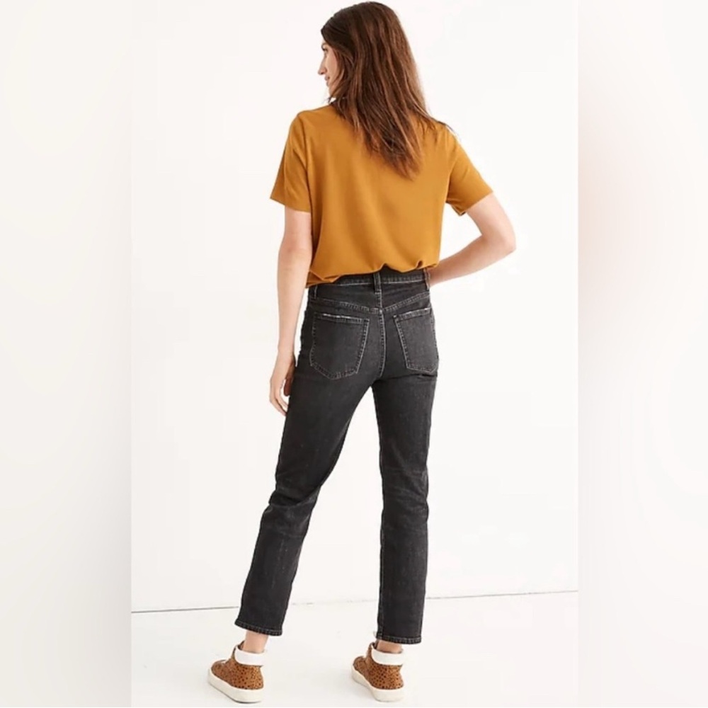 MADEWELL The Perfect Vintage Crop Jean in Sumner (Black) Wash Size 28p